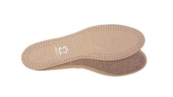 Leather insole